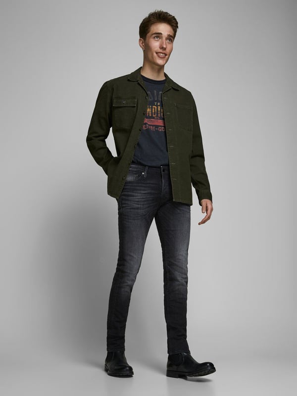 Pikkukuva 8 / 8: Jack & Jones 12162430 Musta, Sininen