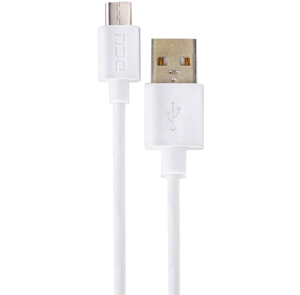 Miniatyrbillede 1 af 3: DCU Advance Tecnologic 30401225 USB-kabel USB 2.0 1 m USB A Micro-USB A Hvid