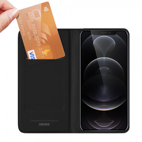 nevox 2104 mobiltelefon etui 17 cm (6.7") Folie Sort