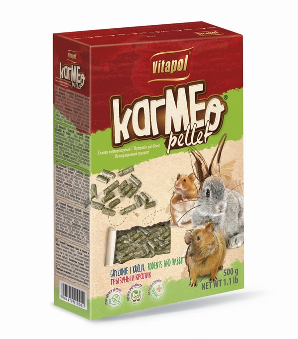 Vitapol ZVP-1000 Rakeet 500 g Chinchilla, Torvimyyrä, Gerbiili, Hamsteri, Hiiri, Jänis, Rotta