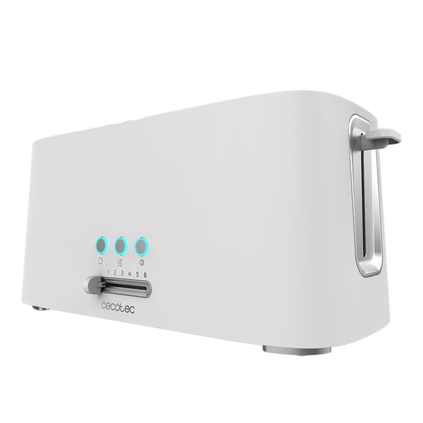 Cecotec 03190 brødrister 6 4 skive(r) 1630 W Hvid