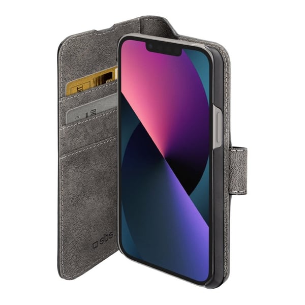 Miniatyrbillede 3 af 3: SBS TEBKWALIP1467K mobiltelefon etui 17 cm (6.7") Tegnebogsetui Sort
