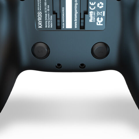 Krom Kayros Musta Bluetooth Pad-ohjain Analoginen/Digitaalinen Android, Nintendo Switch, PC, iOS
