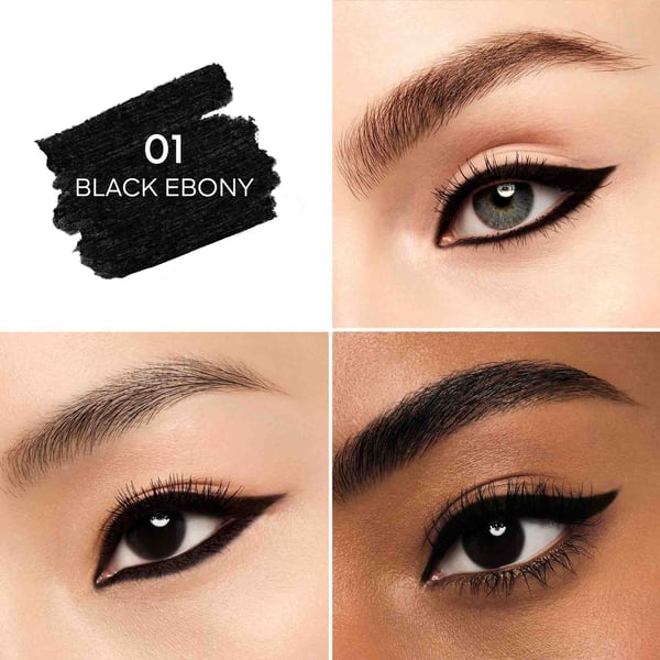 Miniatyrbillede 2 af 3: Guerlain The eye pencil 0,35 g Creme 01 Black Ebony