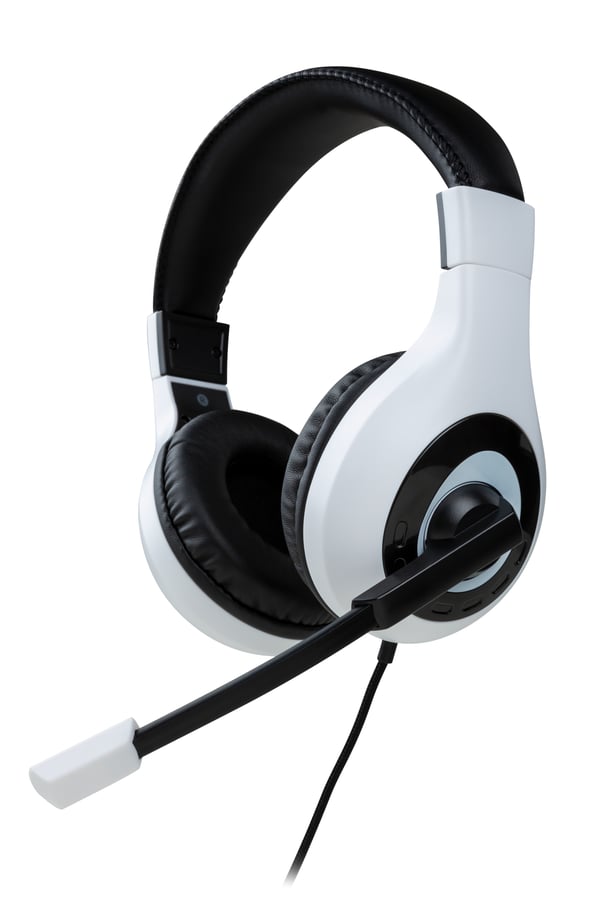 Bigben Interactive Wired Stereo Gaming Headset V1 Hovedtelefoner Ledningsført Spil Sort, Hvid