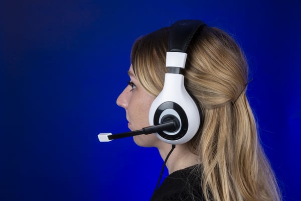 Miniatyrbild 8 av 10: Bigben Interactive Wired Stereo Gaming Headset V1 Hörlurar Kabel Huvudband Spela Svart, Vit