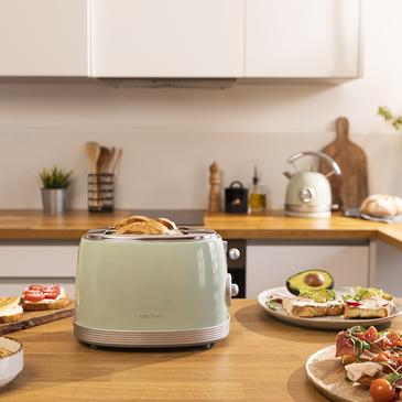 Cecotec Vintage 800 6 2 skive(r) 850 W Grøn