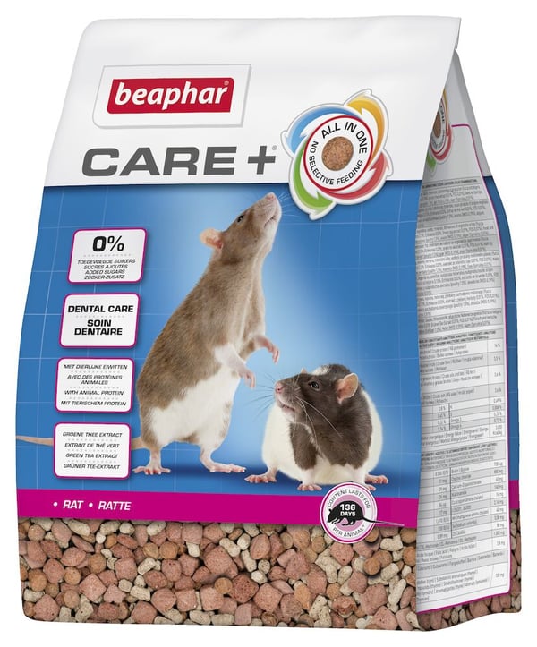Miniatyrbillede 1 af 2: Beaphar Care+ Granulat 1,5 kg Rotte