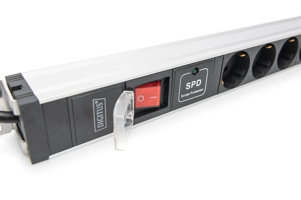 Miniatyrbillede 2 af 5: Digitus DN-95435 strømforsyningsenhed (PDU) 12 AC stikkontakt(er) 1U