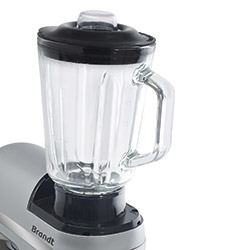 Miniatyrbillede 2 af 3: Brandt KM650BS foodprocessor 650 W 4 L Rustfrit stål