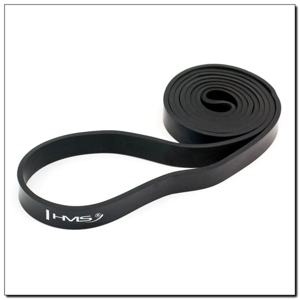 HMS Fitness GU05 SET jumppakuminauha Kumi Musta, Purppura, Punainen, Keltainen