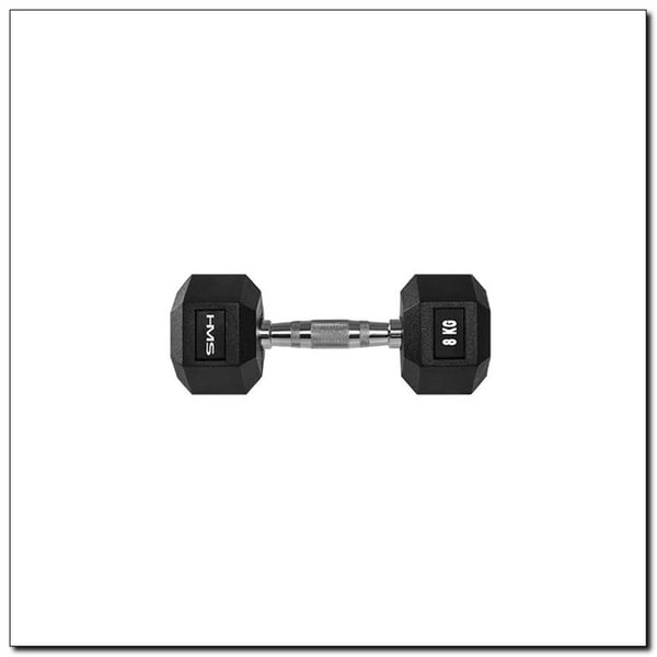 HMS Fitness HEX PRO 8 Håndvægt med fast vægt 8 kg 1 stk