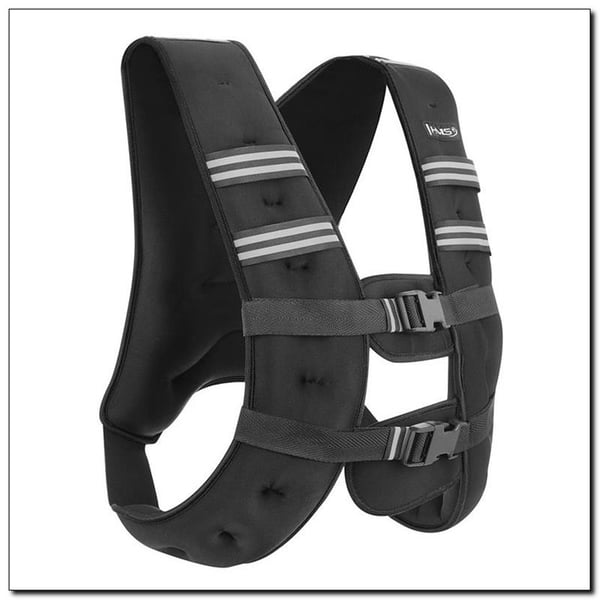 HMS Fitness KTO05 vægtvest 5 kg Neopren, Sand Sort HMS Fitness KTO05 vægtvest 5 kg Neopren, Sand Sort
