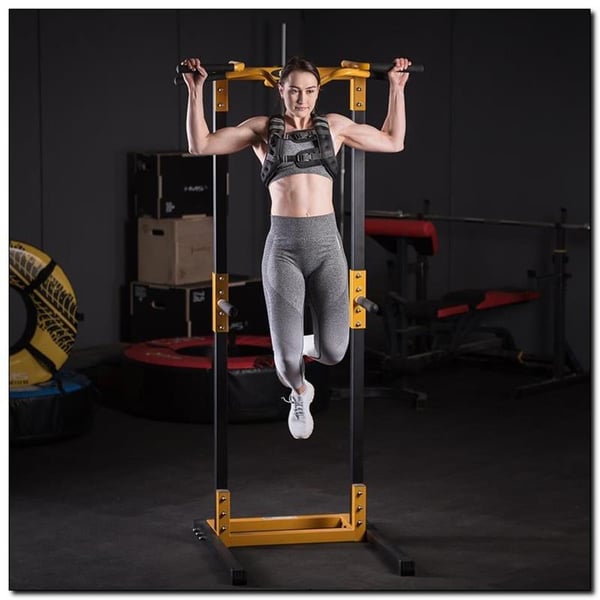 HMS Fitness KTO08 vægtvest 8 kg Neopren, Sand Sort