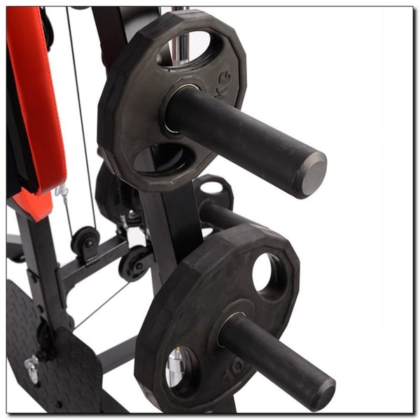HMS Fitness X2 ABS, Tilbage, Biceps, Hamstrings, Quadriceps, Trapezius, Triceps