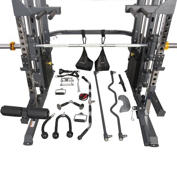 HMS Fitness Cyklop 2 ABS, Tilbage, Biceps, Bryst, Quadriceps, Skuldre, Triceps