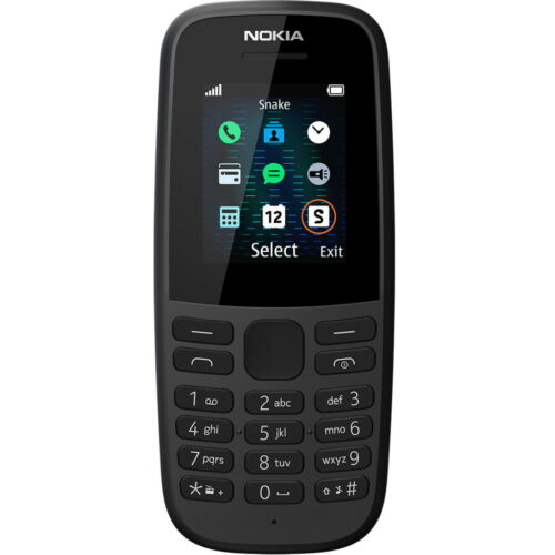 Nokia 105 (2019) 4,5 cm (1.77") 73,2 g Musta Ominaisuuspuhelin