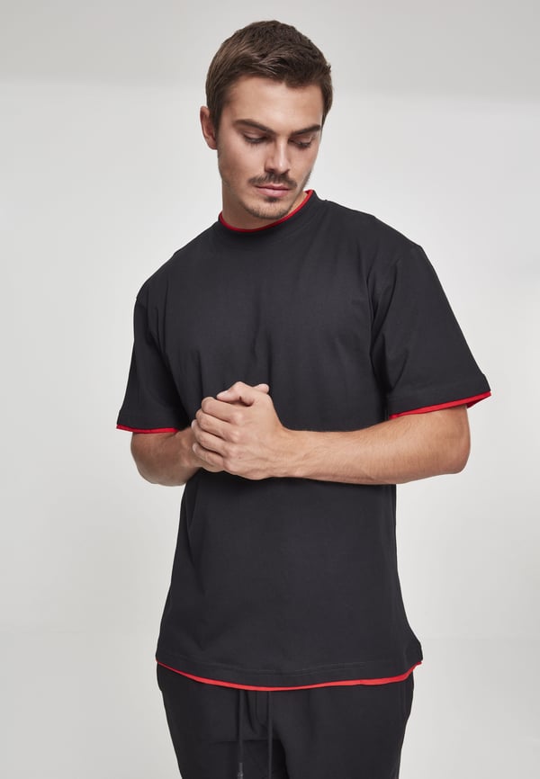 Urban Classics TB029A T-shirt Crew neck Kort ærme Bomuld
