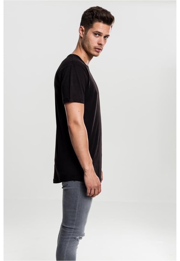Urban Classics Shaped Long Tee T-shirt Crew neck Kort ærme Bomuld