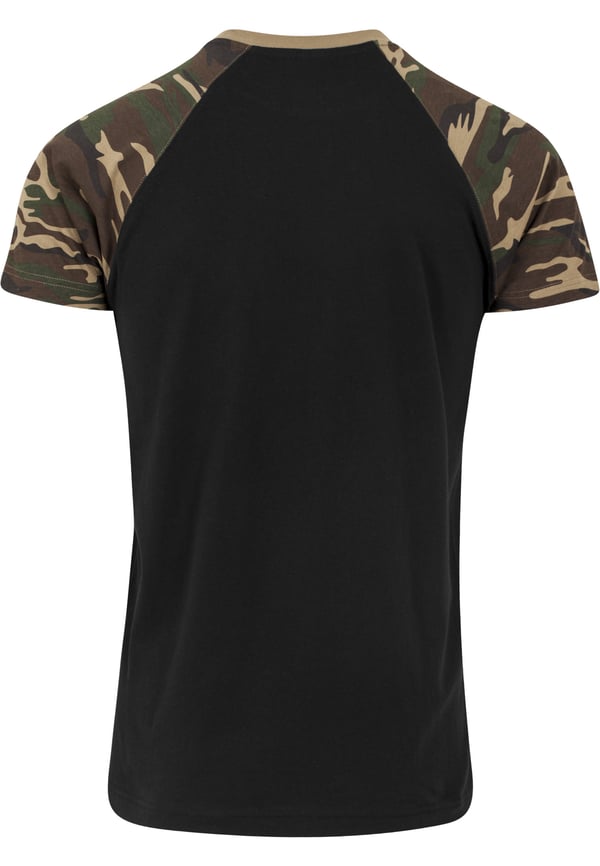 Miniatyrbillede 3 af 7: Urban Classics Raglan Contrast Tee T-shirt Crew neck Kort ærme Bomuld, Jersey