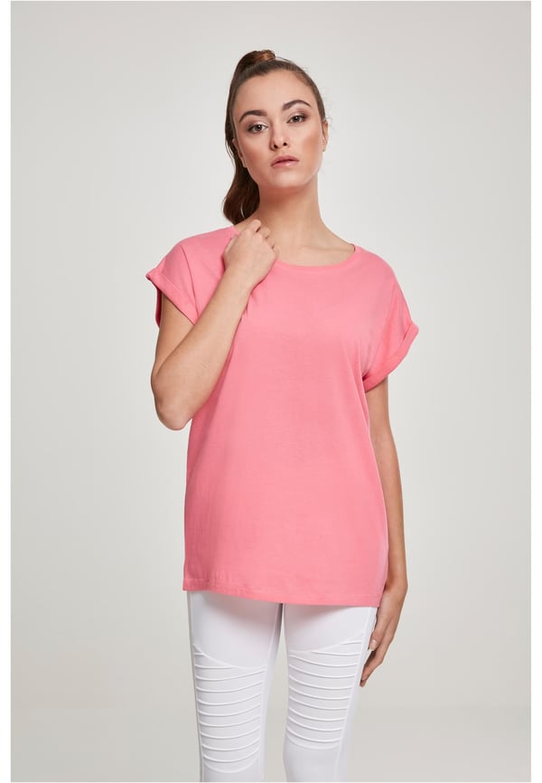 Miniatyrbild 1 av 9: Urban Classics Ladies Extended Shoulder Tee T-tröja Urringad Kortärmad Bomull, Jersey