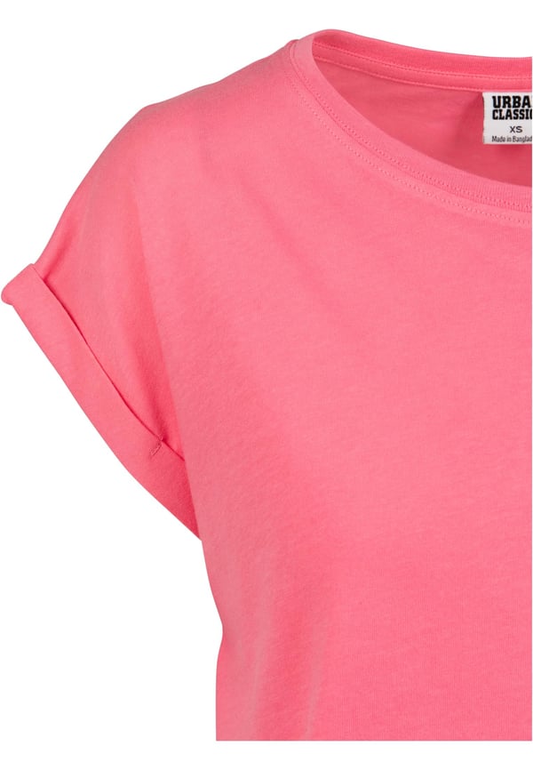 Miniatyrbild 6 av 9: Urban Classics Ladies Extended Shoulder Tee T-tröja Urringad Kortärmad Bomull, Jersey