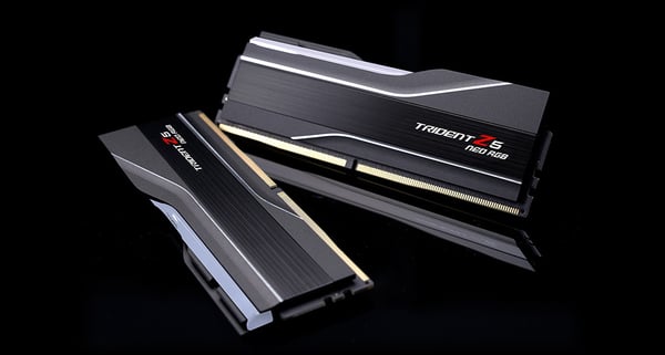 Miniatyrbillede 7 af 8: G.Skill Trident Z5 Neo RGB F5-6000J3038F16GX2-TZ5NR hukommelsesmodul 32 GB 2 x 16 GB DDR5 288-pin DIMM
