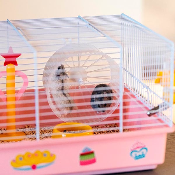 Miniatyrbillede 5 af 8: Ferplast Criceti 9 Princess Hamster Lyserød, Hvid