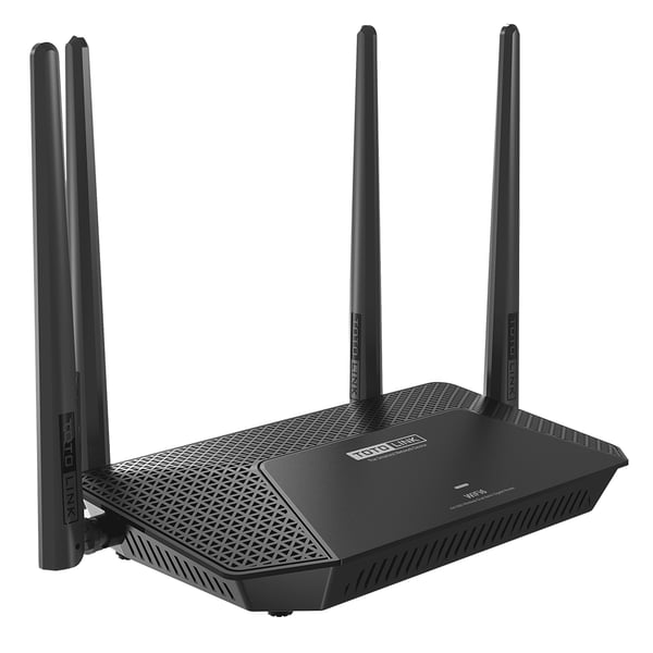 Miniatyrbild 3 av 6: TOTOLINK X2000R trådlös router Gigabit Ethernet Dual-band (2,4 GHz / 5 GHz) Svart
