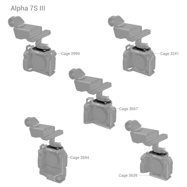SmallRig MD4019 kamera beslag Aluminium, Rustfrit stål