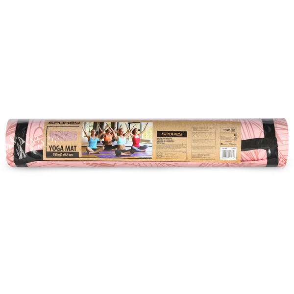 Miniatyrbild 8 av 11: Spokey LEAF yogamatta Termoplastisk elastomer (TPE) Rosa