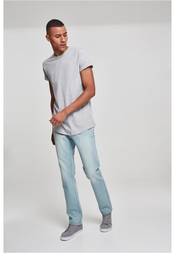 Miniatyrbillede 5 af 7: Urban Classics Shaped Long Tee T-shirt Crew neck Kort ærme Bomuld