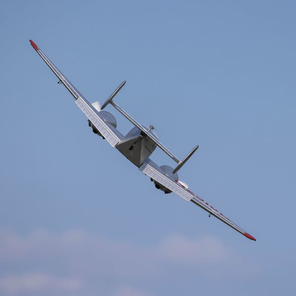 Miniatyrbillede 13 af 20: E-flite Beechcraft D18 Radio-kontrolleret (RC) model Fly Elektrisk motor