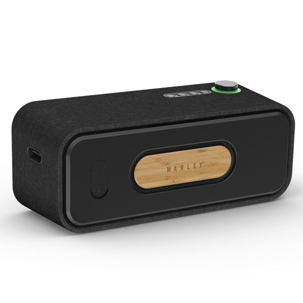 The House Of Marley EM-JA040-SB Bærbare højttalere og festhøjttalere Bærbar stereohøjttaler Sort, Gul 60 W