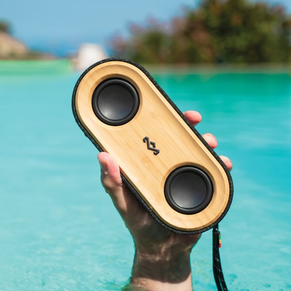 Miniatyrbillede 11 af 11: The House Of Marley EM-JA021-SB Bærbare højttalere og festhøjttalere Bærbar stereohøjttaler Sort, Gul 20 W