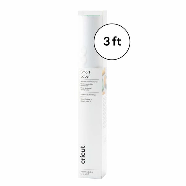 Pikkukuva 1 / 3: Cricut Smart Label Writable liimaetiketti Kiinteä Valkoinen 1 kpl
