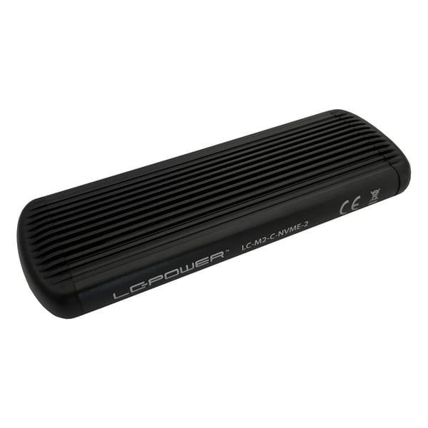 Miniatyrbillede 1 af 9: LC-Power LC-M2-C-NVME-2 drevkabinet SSD kabinet Sort M.2