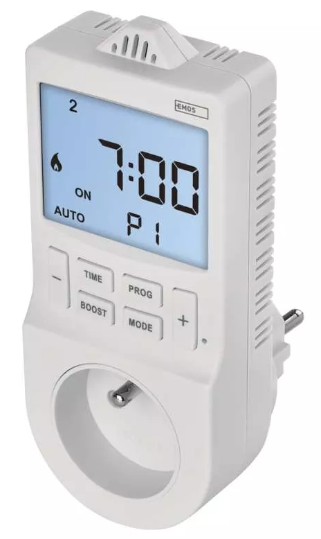 Miniatyrbild 5 av 7: Emos P5660FR termostater AC Vit