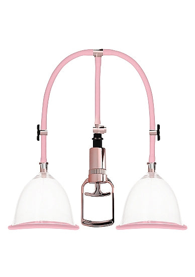 Miniatyrbild 1 av 8: SHOTS Toys Breast Pump Set Medium Rose Gold bröstpumpar Manuell