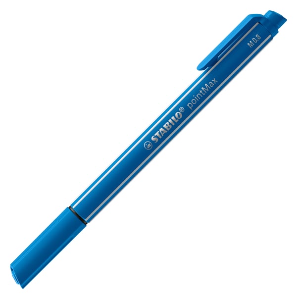 Miniatyrbild 1 av 7: STABILO pointMax filtpenna Medium Blå 1 styck