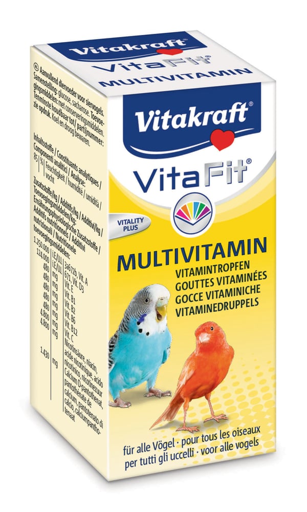 Vitakraft 4008239213525 lemmikin vitamiini Lintu Tippaa