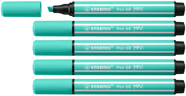 STABILO Pen 68 MAX filtpen Turkis 5 stk