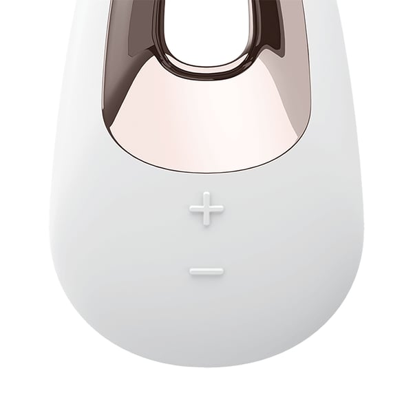 Satisfyer White Temptation Pieni vibraattori Molempikätinen
