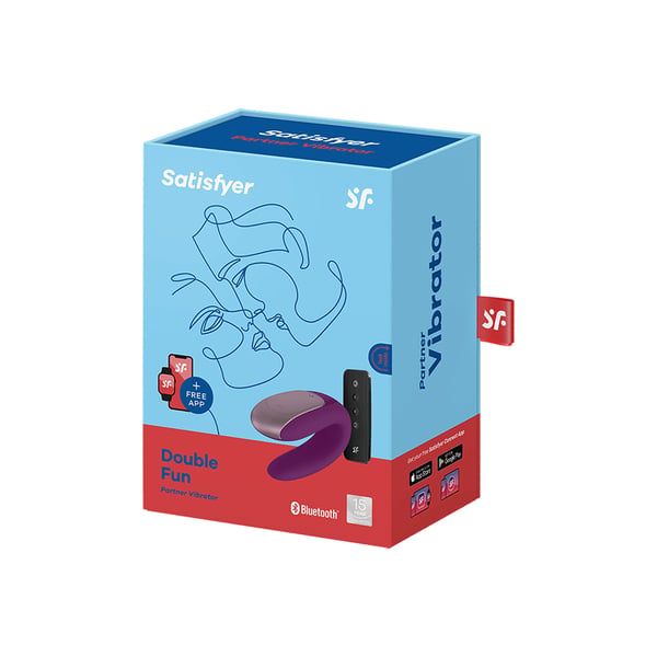 Pikkukuva 3 / 4: Satisfyer Double Fun Pariskuntavibraattori Molempikätinen