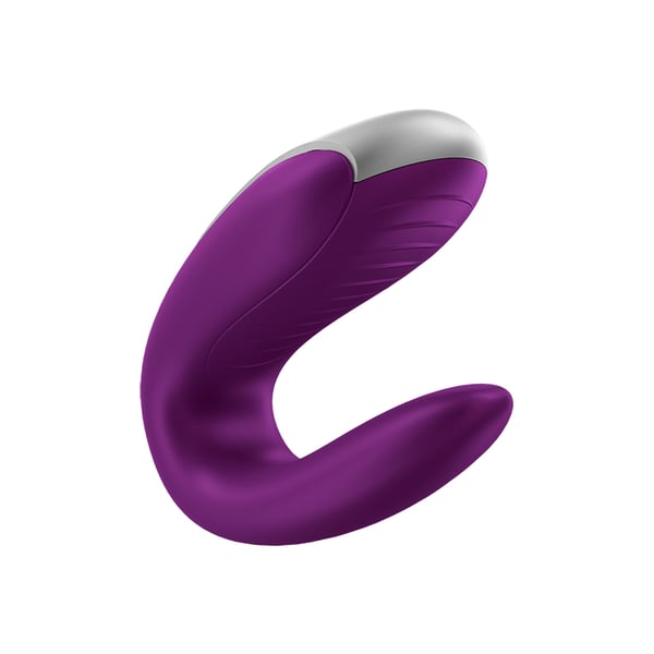 Pikkukuva 4 / 4: Satisfyer Double Fun Pariskuntavibraattori Molempikätinen