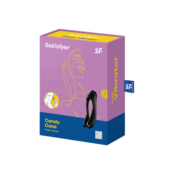 Satisfyer Candy Cane Sormivibraattori Molempikätinen
