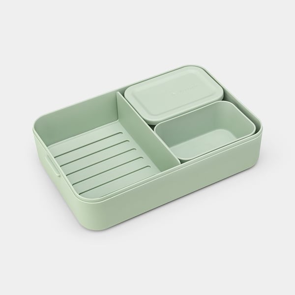 Miniatyrbillede 4 af 6: Brabantia Make & Take Frokostbeholder 2 L Plast Grøn 1 stk