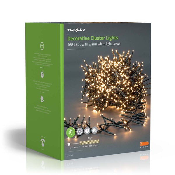 Nedis CLCS768 festpynt Garland
