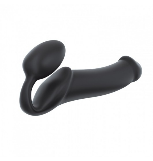 Miniatyrbillede 3 af 3: Strap-on-me 6012888 dildo Strap-on dildo Analsex, Vaginal sex Sort Plast, Silikone 160 mm 4,5 cm
