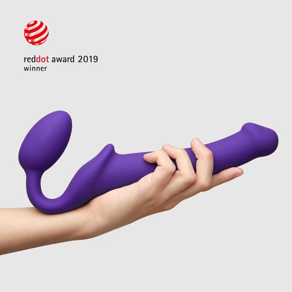 Miniatyrbild 3 av 3: Strap-on-me 6013229 dildo Fastspännbar dildo Analsex, Vaginalsex Lila Plast, Silikon 156 mm 3,3 cm